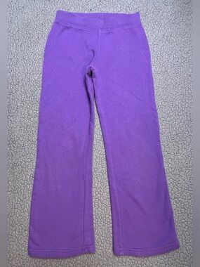 Joe Boxer Fleece Sweatpants Little Girls Size Medium 7/8 Purple